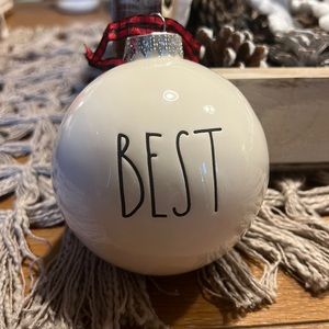 Rae Dunn “best” ornament